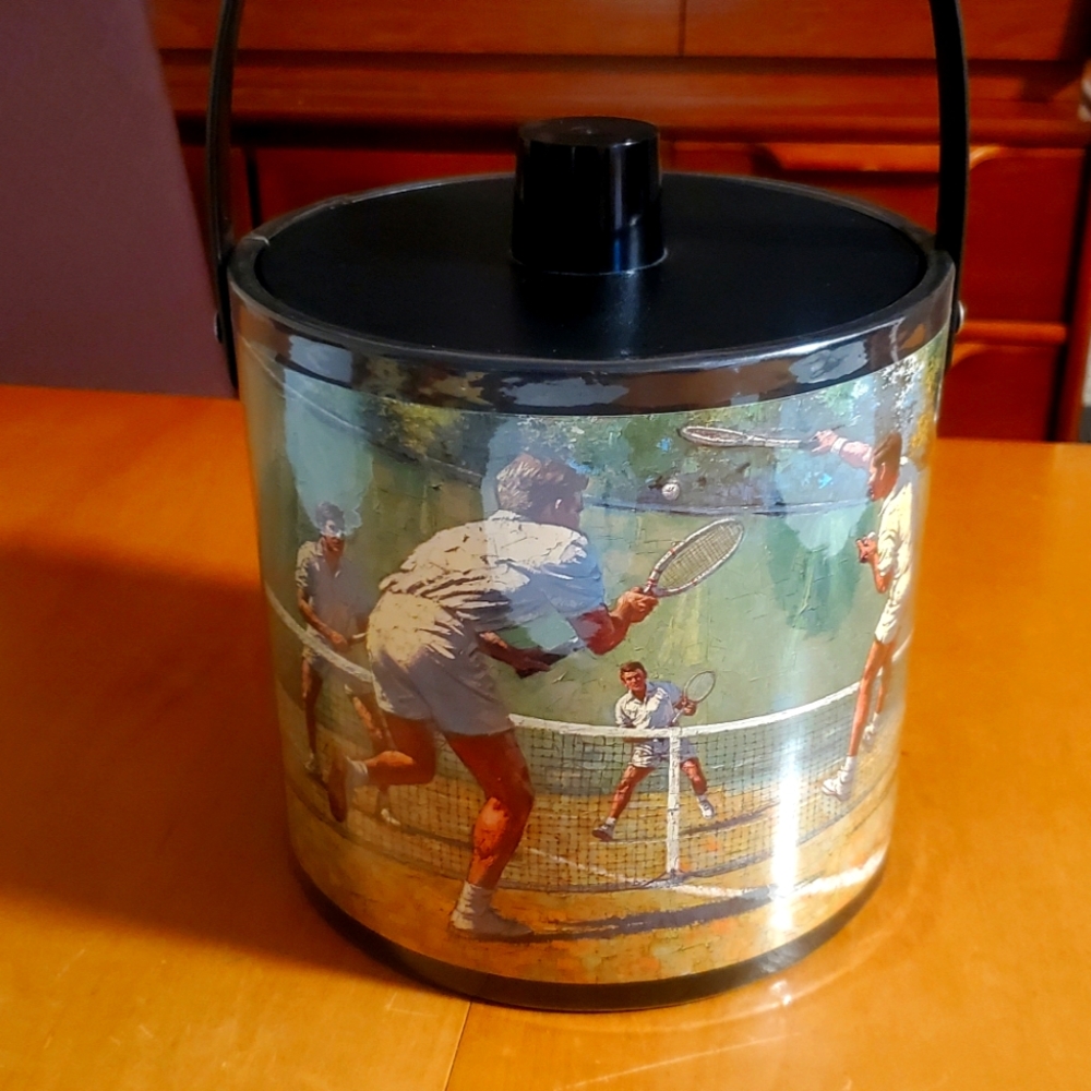 MCM Ice Bucket. Golf and Tennis Theme by Irvinware.